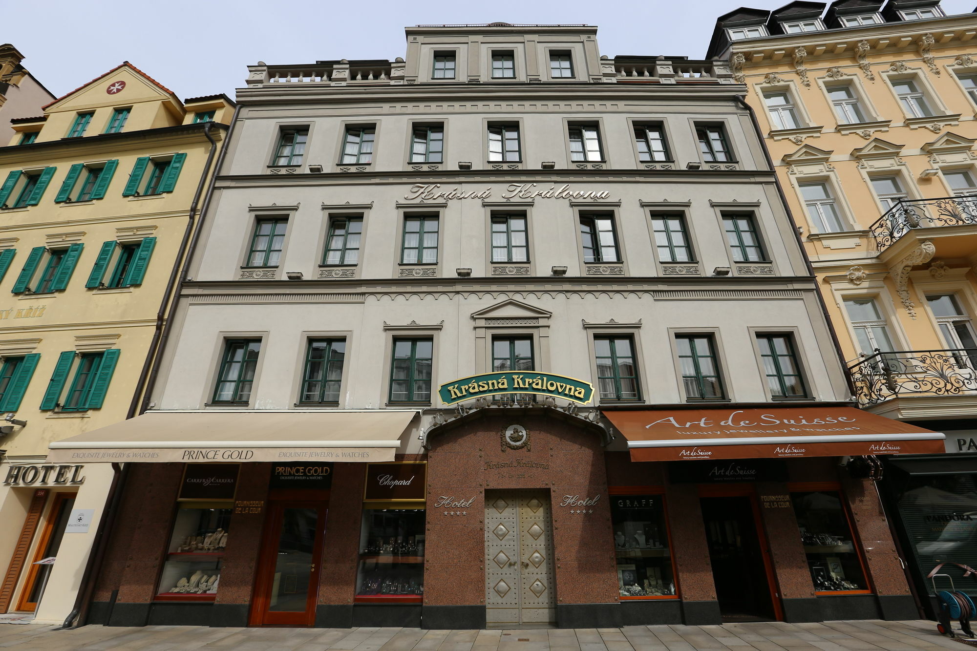 Hotel Renesance Krasna Kralovna Karlovy Vary Dış mekan fotoğraf